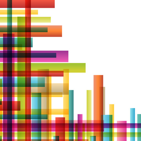 Color lines colorful mosaic abstract illustration background vector for posterのイラスト素材