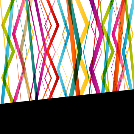 Party color spiral ribbon lines abstract background illustration vectorのイラスト素材