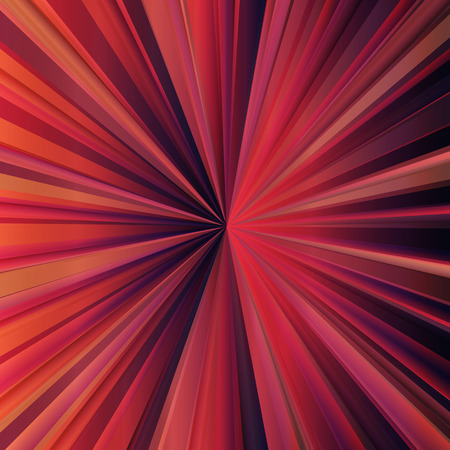 Red sunburst vector background with dark edges for posterのイラスト素材