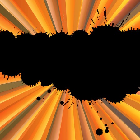 Stripes background with color splashes and copy space for posterのイラスト素材