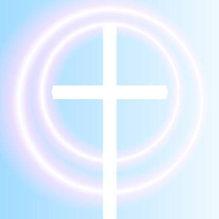 Cross vector abstract background concept template for posterのイラスト素材
