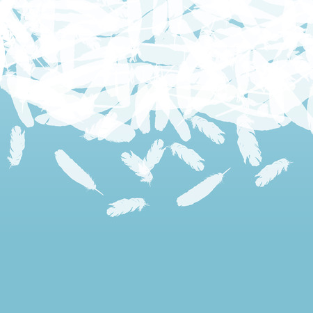 Feather vector background concept with copy space for textのイラスト素材