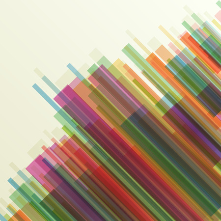 Colorful abstract lines transparent background concept vector illustrationのイラスト素材