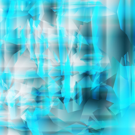 Crystal blue abstract background sharp fragment vector illustration conceptのイラスト素材
