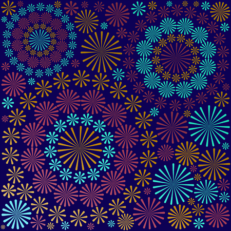 Abstract ornamental floral pattern background vector illustrationのイラスト素材