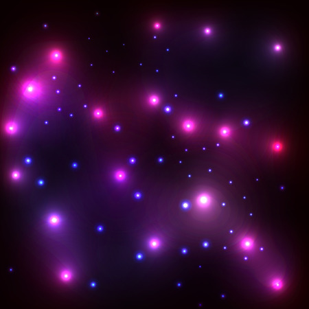 Stars cosmic sky abstract vector background concept illustrationのイラスト素材