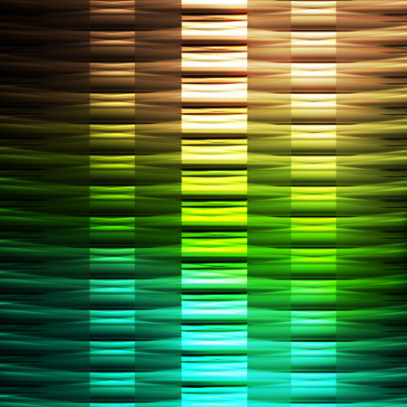 Abstract background in blue, green and golden color vector illustrationのイラスト素材