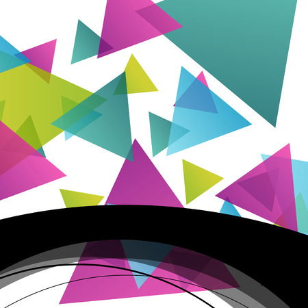 Colorful background vector abstractのイラスト素材
