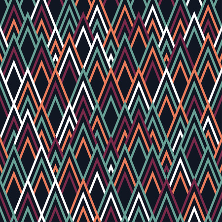 Modern geometrical abstract triangle rhombus vector pattern.のイラスト素材