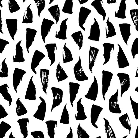 Vector Seamless Pattern. Seamless texture with grunge elements . Abstract background with brush strokes. Scratch texture. Dirty distress textureのイラスト素材