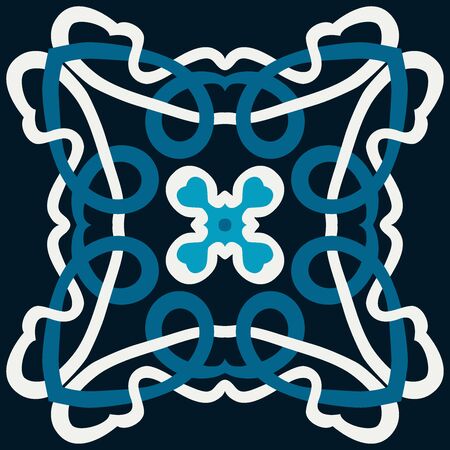 Oriental traditional ornament,Mediterranean seamless pattern, tile design, vector illustration ?an be used for desktop wallpaper for a wall hanging or poster, pattern fills, surface textures, textile.のイラスト素材