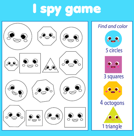 Vector of I spy game for toddlers. Find - ID:122278890 - Royalty Free