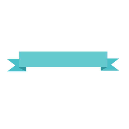 Ribbon sign. Vector design element. Simple flagのイラスト素材