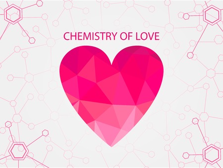 Chemistry of loveのイラスト素材