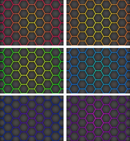 Honeycomb backgroundのイラスト素材