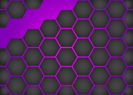 Purple honeycomb backgroundのイラスト素材