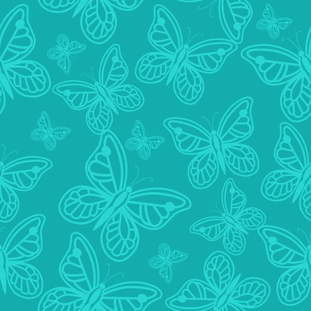 Seamless pattern with butterfliesのイラスト素材