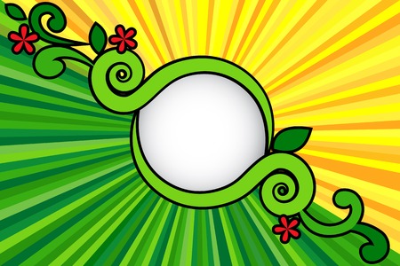 Sun&Grassのイラスト素材