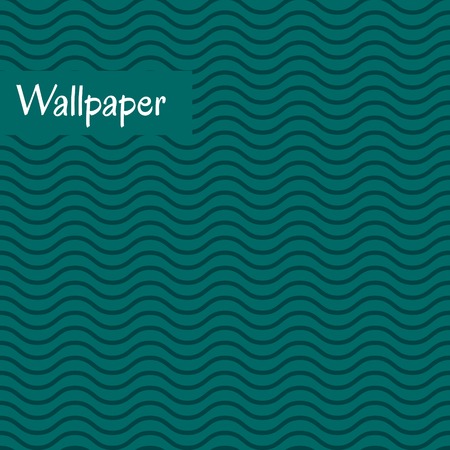 Wallpaper with thin waves. Vector illustration patternのイラスト素材