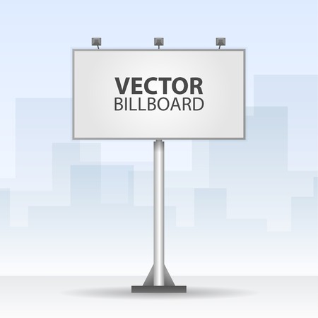 Outdoor billboardのイラスト素材