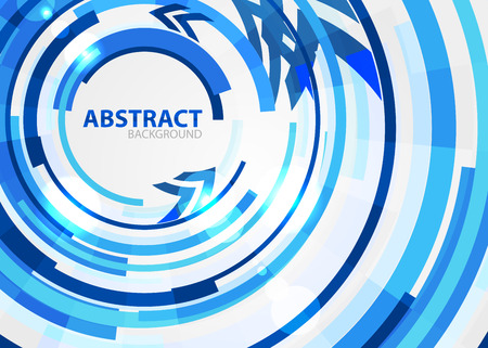 Lines in circle composition. Abstract backgroundのイラスト素材
