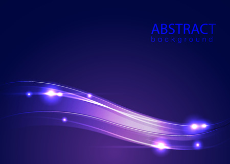 Abstract blue background with lightsのイラスト素材