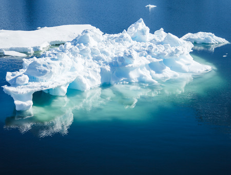 iceberg in antarctica on the cold weather
