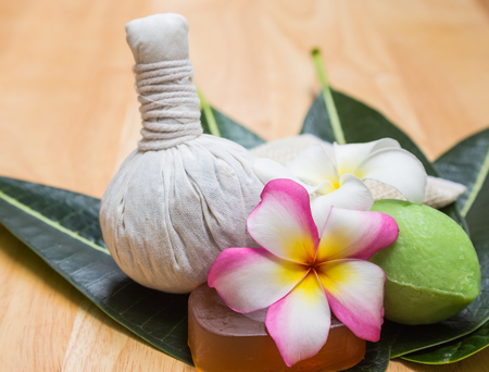 Equipment used in the spa of Thailandの写真素材