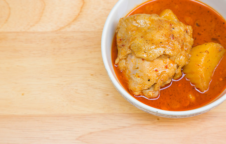 Chicken Mussaman Curry in Thailandの写真素材