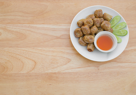 roll shell crab is Thai food tasty