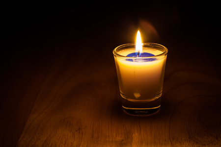 lighting a candle in my heart told me to light a candle.の写真素材