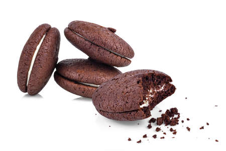 Chocolate isolated white background