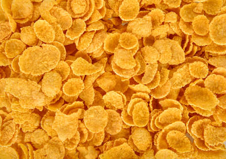 frame background from delicious crunchy corn flakesの写真素材