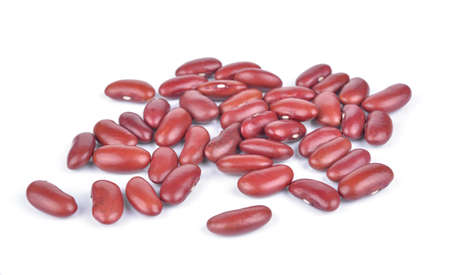 red  bean  isolated on white backgroundの写真素材