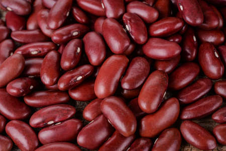 Grains Red bean  and  backgroundの写真素材