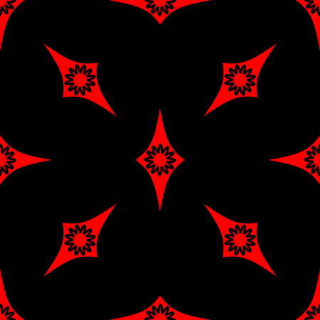 Rhombus chaotic seamless pattern. Fashion graphic background design. Modern stylish abstract color texture. Template for prints, textiles, wrapping, wallpaper, website etc. Stock VECTOR illustrationのイラスト素材