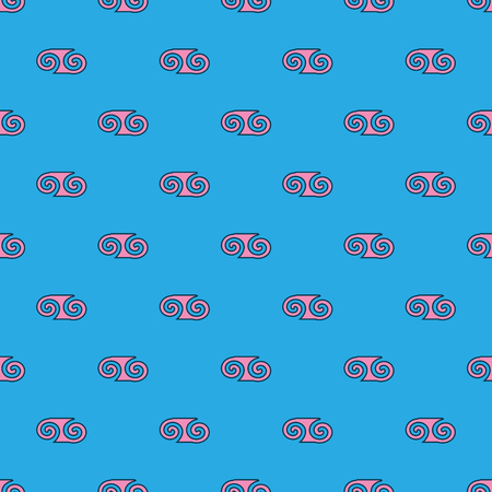 Spiral geometric seamless pattern. Fashion graphic background design. Modern geometric stylish abstract texture. Colorful template 4 prints, textiles, wrapping,wallpaper, website. VECTOR illustrationのイラスト素材