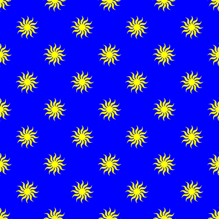 Flowers geometric seamless pattern. Fashion graphic background design. Modern stylish abstract texture. Colorful template for prints, textiles, wrapping, wallpaper, website. Stock VECTOR illustrationのイラスト素材