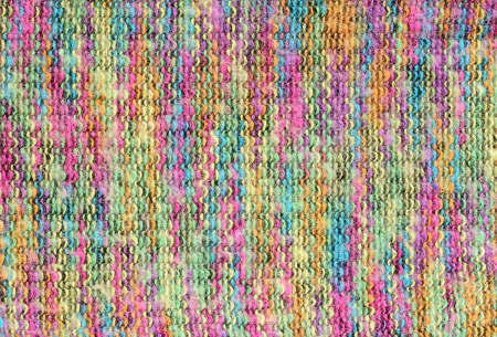 Background of multicolored knitted fabricの写真素材