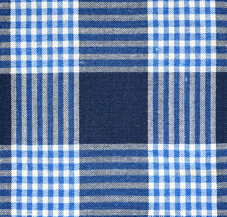 Blue checkered fabric for background