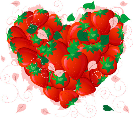 strawberry valentineのイラスト素材