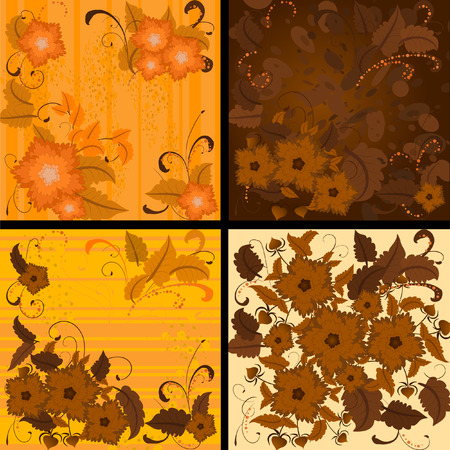 Floral Backgroundsのイラスト素材