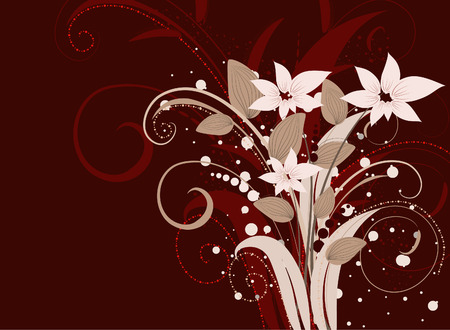 floral patternのイラスト素材