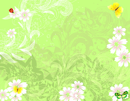 Summer backgroundのイラスト素材