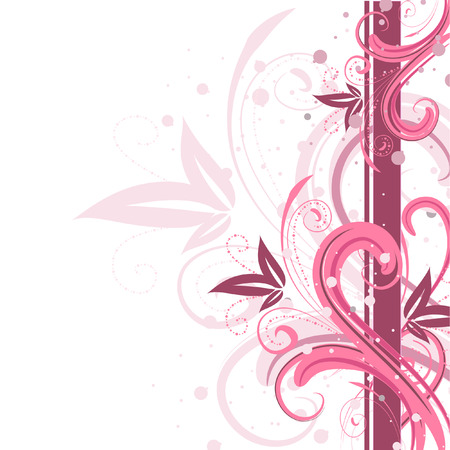 floral motifのイラスト素材