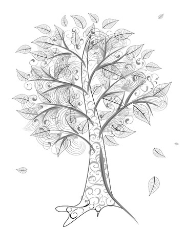 wood patternedのイラスト素材