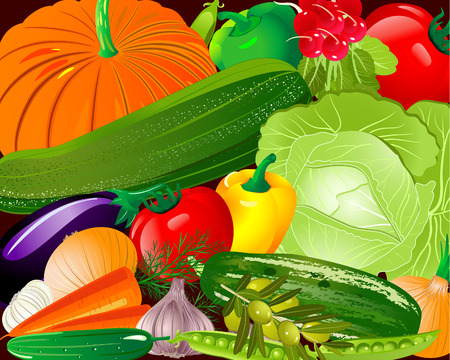 Pano vegetablesのイラスト素材