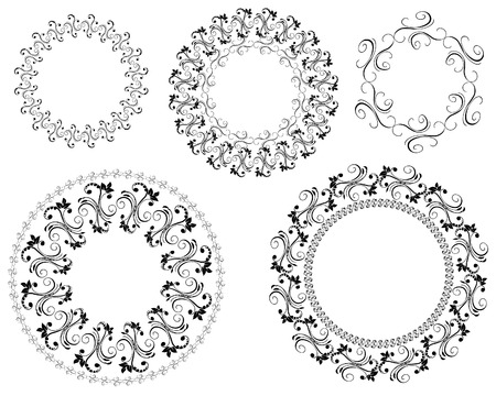 frame patternedのイラスト素材