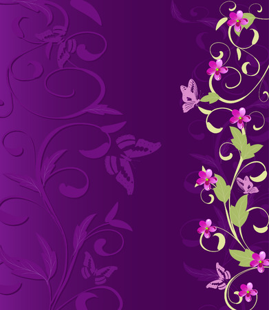 herbaceous borderのイラスト素材