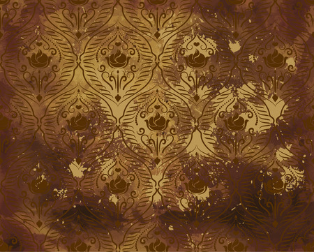 vintage grunge background with a patternのイラスト素材